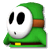 Green Shy Guy Mugshot